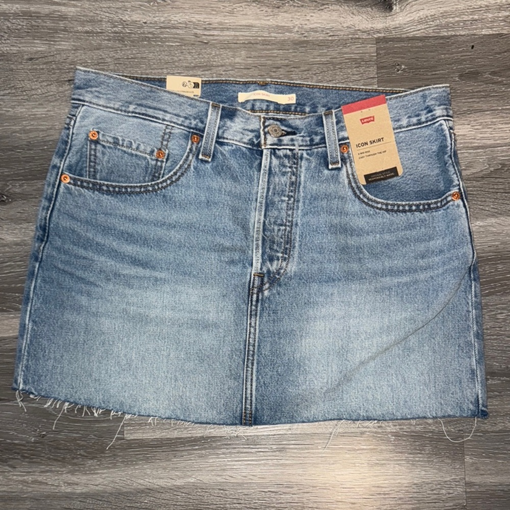 Levi's Light Blue Denim Skirt